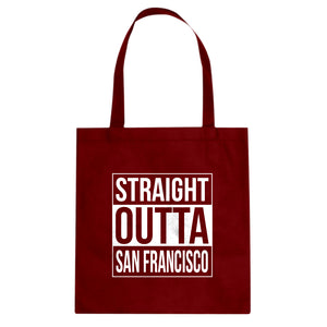 Straight Outta San Francisco Cotton Canvas Tote Bag