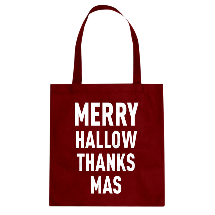 Tote Merry Hallow Thanks Mas Canvas Tote Bag