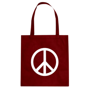 Peace Cotton Canvas Tote Bag