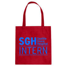 Tote Intern Seattle Grace Hospital Canvas Tote Bag