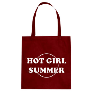 Hot Girl Summer Cotton Canvas Tote Bag