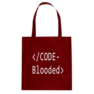 Tote Code Blooded Canvas Tote Bag