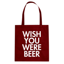 Tote Wish You Were Beer Canvas Tote Bag