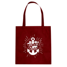 Tote Love is my Anchor Canvas Tote Bag