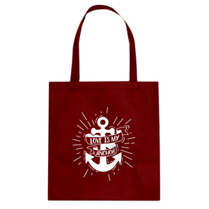 Tote Love is my Anchor Canvas Tote Bag