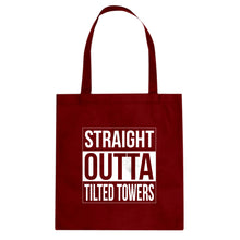 Tote Straight Outta Tilted Towers Canvas Tote Bag