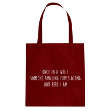 Once in a While Cotton Canvas Tote Bag