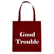 Good Trouble Cotton Canvas Tote Bag