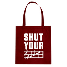 Tote Shut Your Face Canvas Tote Bag