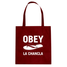Obey La Chancla Cotton Canvas Tote Bag