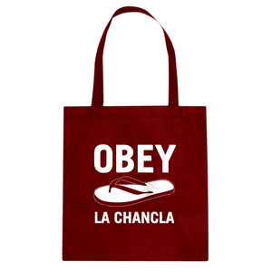 Obey La Chancla Cotton Canvas Tote Bag