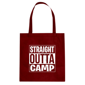 Straight Outta Camp Cotton Canvas Tote Bag