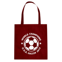 Women's World Cup Champions Cotton Canvas Tote Bag