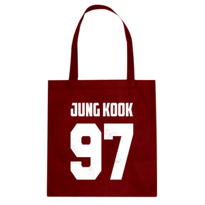 Jung Kook 97 Cotton Canvas Tote Bag