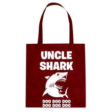 Uncle Shark Cotton Canvas Tote Bag