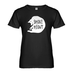 Womens Smoke Meowt Ladies' T-shirt