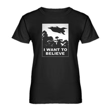 Womens I Want to Believe Planet Express Ladies' T-shirt