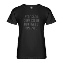 Womens Stressed Depressed Ladies' T-shirt
