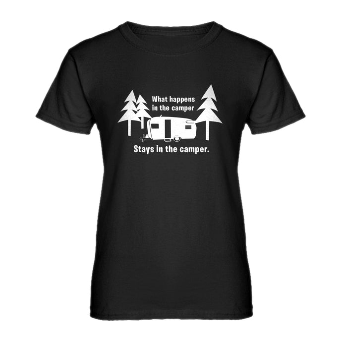 Womens What Happens in the Camper Ladies' T-shirt