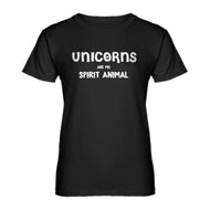 Womens Unicorns are my Spirit Animal Ladies' T-shirt
