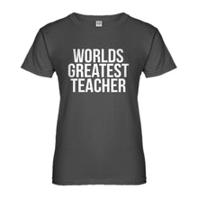 Womens Worlds Greatest Teacher Ladies' T-shirt