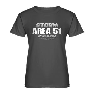Womens Storm Area 51 They Can't Stop Us All Ladies' T-shirt