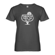 Womens Margaritas Made Me Do It Ladies' T-shirt