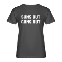 Womens Suns Out Guns Out Ladies' T-shirt