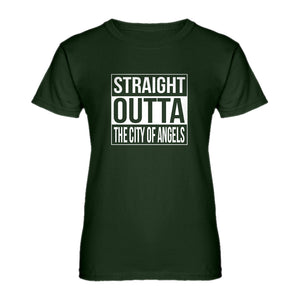 Womens Straight Outta The City of Angels Ladies' T-shirt