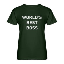 Womens World's Best Boss Ladies' T-shirt