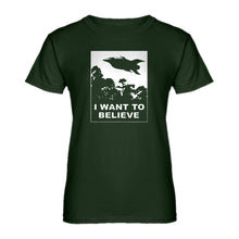 Womens I Want to Believe Planet Express Ladies' T-shirt