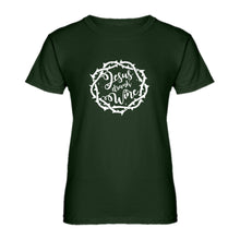 Womens Jesus Drank Wine Ladies' T-shirt