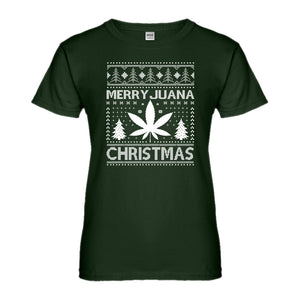 Womens MerryJuana Christmas Ladies' T-shirt