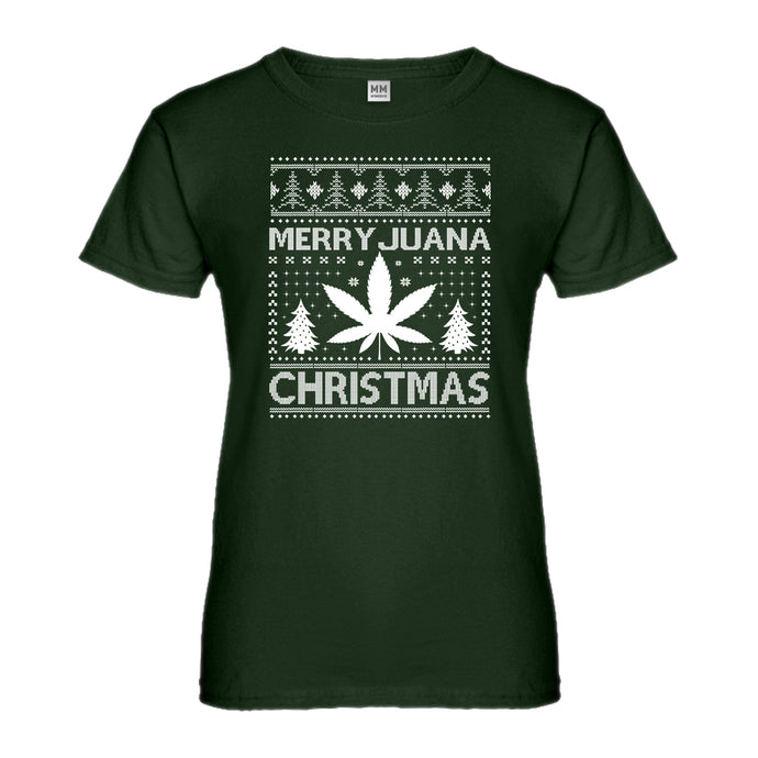 Womens MerryJuana Christmas Ladies' T-shirt