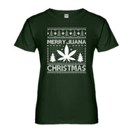 Womens MerryJuana Christmas Ladies' T-shirt