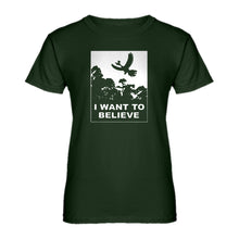 Womens I Want to Believe Kanto Sighting Ladies' T-shirt