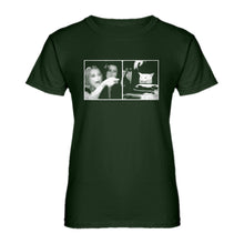 Womens Woman Yelling at Cat Meme Ladies' T-shirt