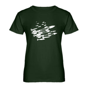 Womens Thoughts and Prayers Ladies' T-shirt