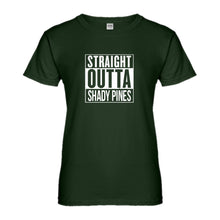 Womens Straight Outta Shady Pines Ladies' T-shirt