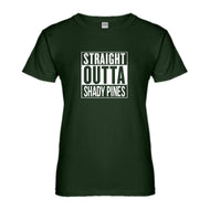 Womens Straight Outta Shady Pines Ladies' T-shirt