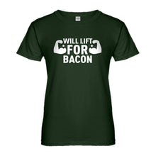 Womens Will Lift for Bacon Ladies' T-shirt