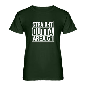 Womens Straight Outta Area 51 Ladies' T-shirt