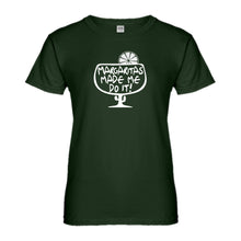 Womens Margaritas Made Me Do It Ladies' T-shirt