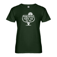 Womens Margaritas Made Me Do It Ladies' T-shirt