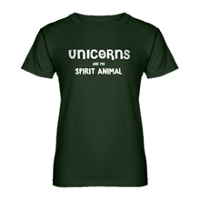 Womens Unicorns are my Spirit Animal Ladies' T-shirt