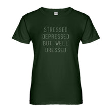Womens Stressed Depressed Ladies' T-shirt