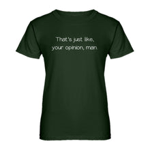 Womens Well That's Just Like... Your Opinion, Man. Ladies' T-shirt