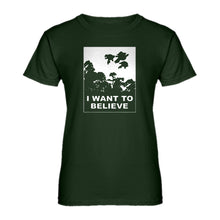 Womens I Want to Believe Super Girls Ladies' T-shirt