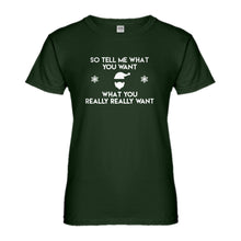 Womens Tell me what you want Ladies' T-shirt