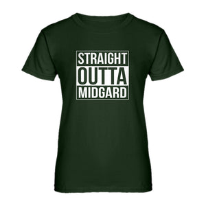 Womens Straight Outta Midgard Ladies' T-shirt